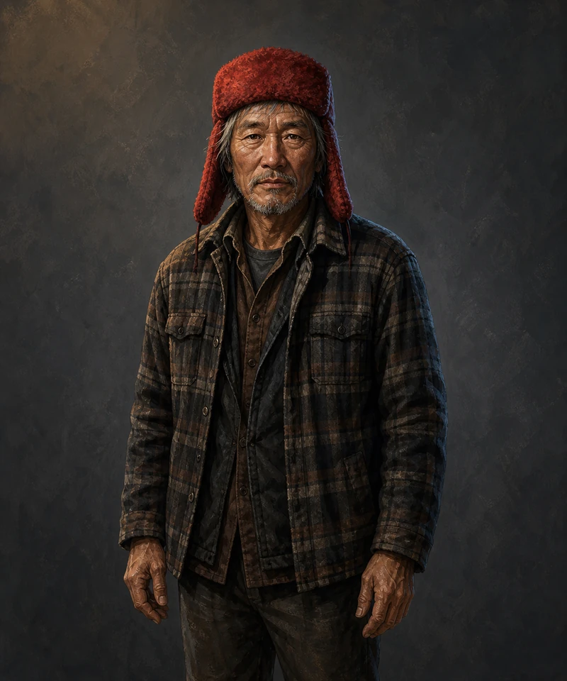 Red-Hatted Man