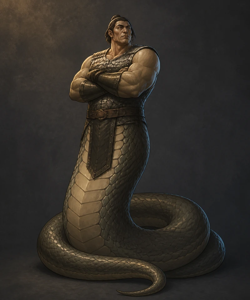 The Head Guard of the Naga Castle
