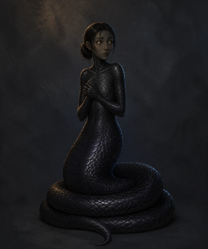 The Obsidian Naga Cousin